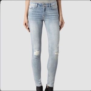 AllSaints Mast Low Rise Skinny Fit Jean - 24